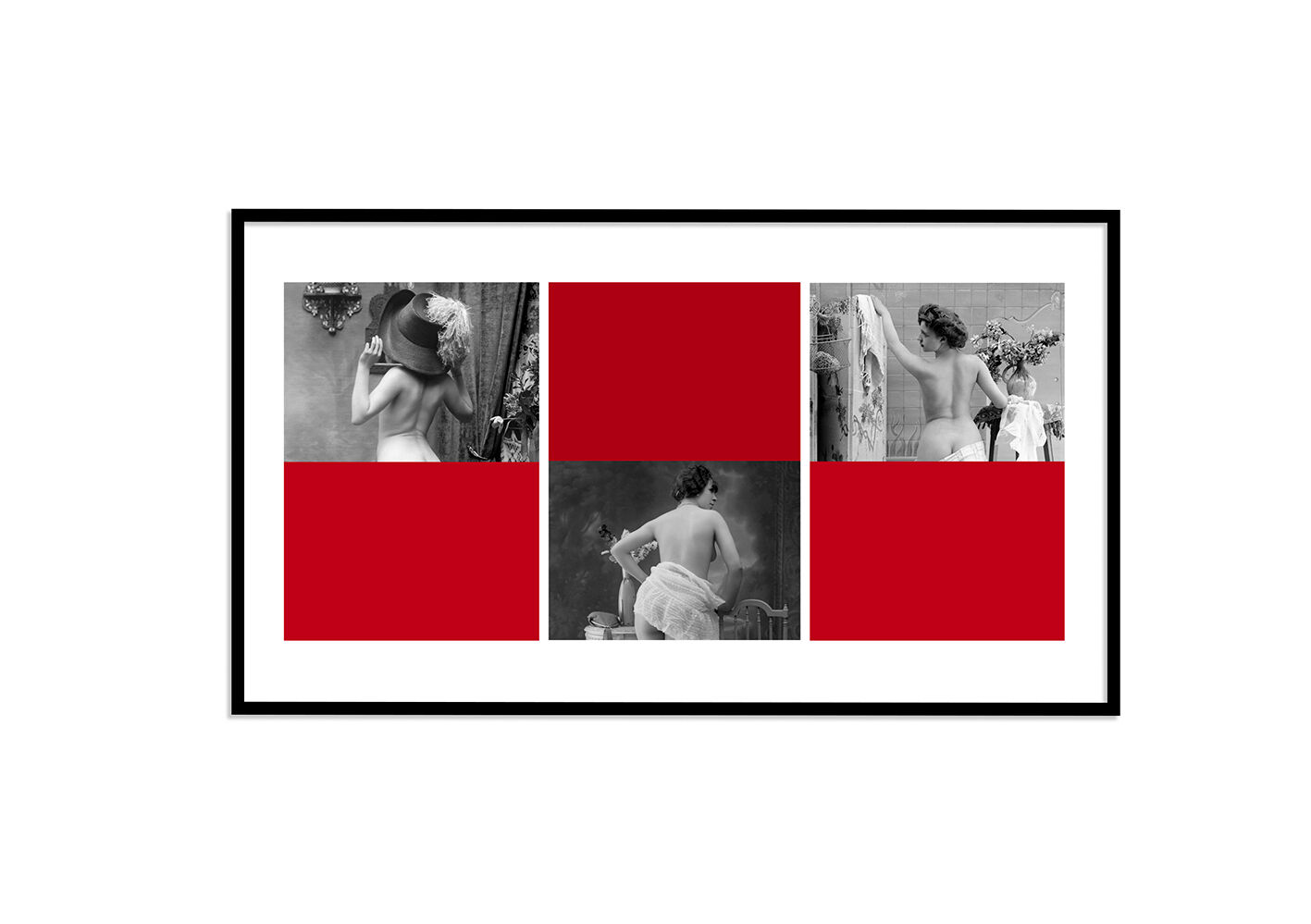 Vintage photography woman cabaret 1900 - Lot 3 x A4