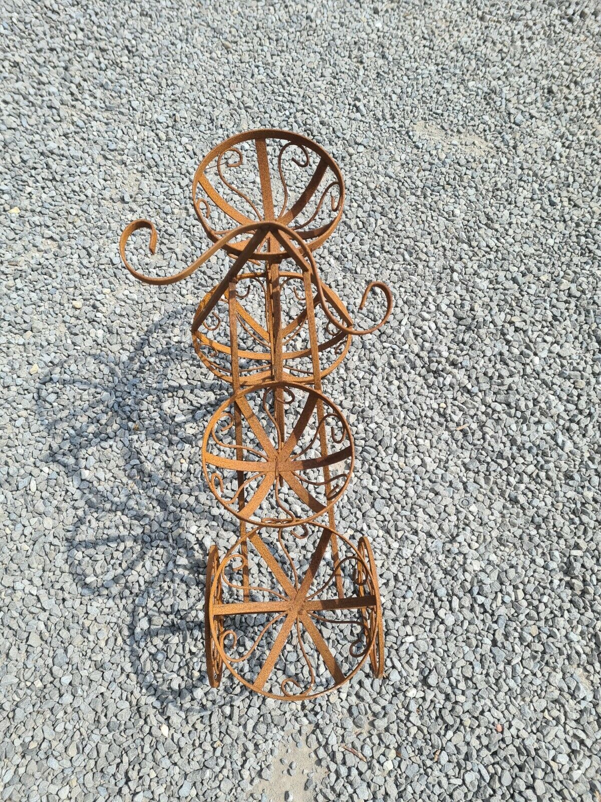 Wrought iron planter