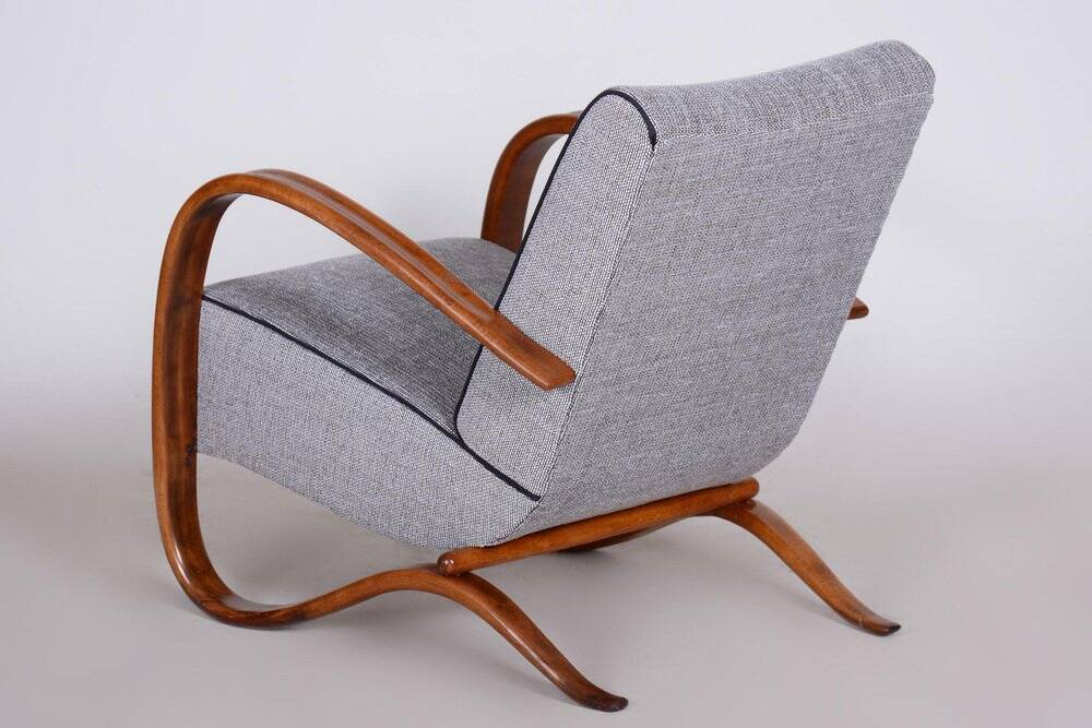 Fauteuil Lounge H-269 Art Déco tchèque par J. Halabala pour Up Závody, années 1930