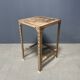 Industrial vintage iron side table