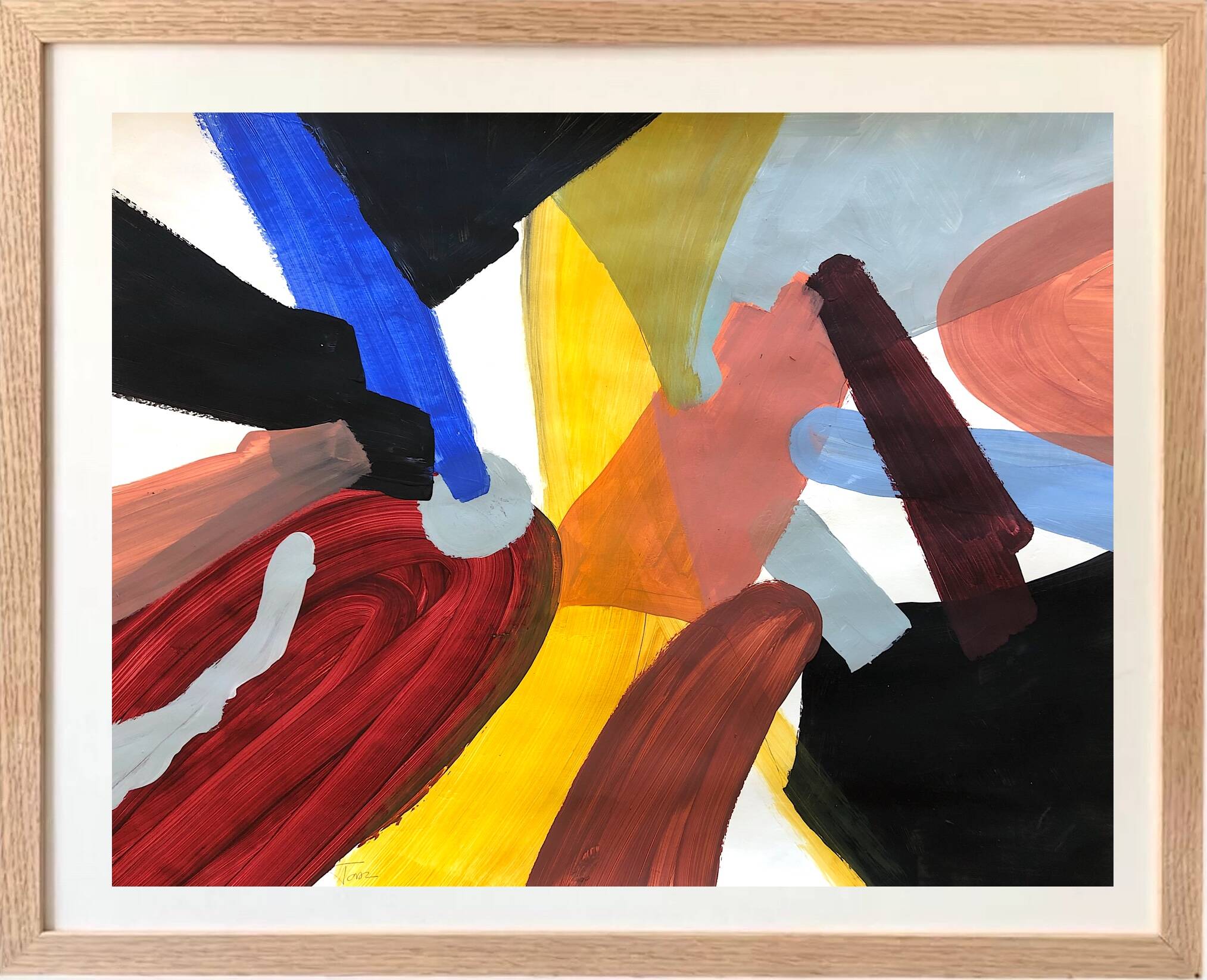 Original abstract acrylic painting