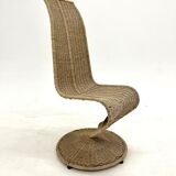 Vintage chair "s" by marzio cecchi, italy, 1970