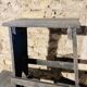 3 tabouret bas bleu gris