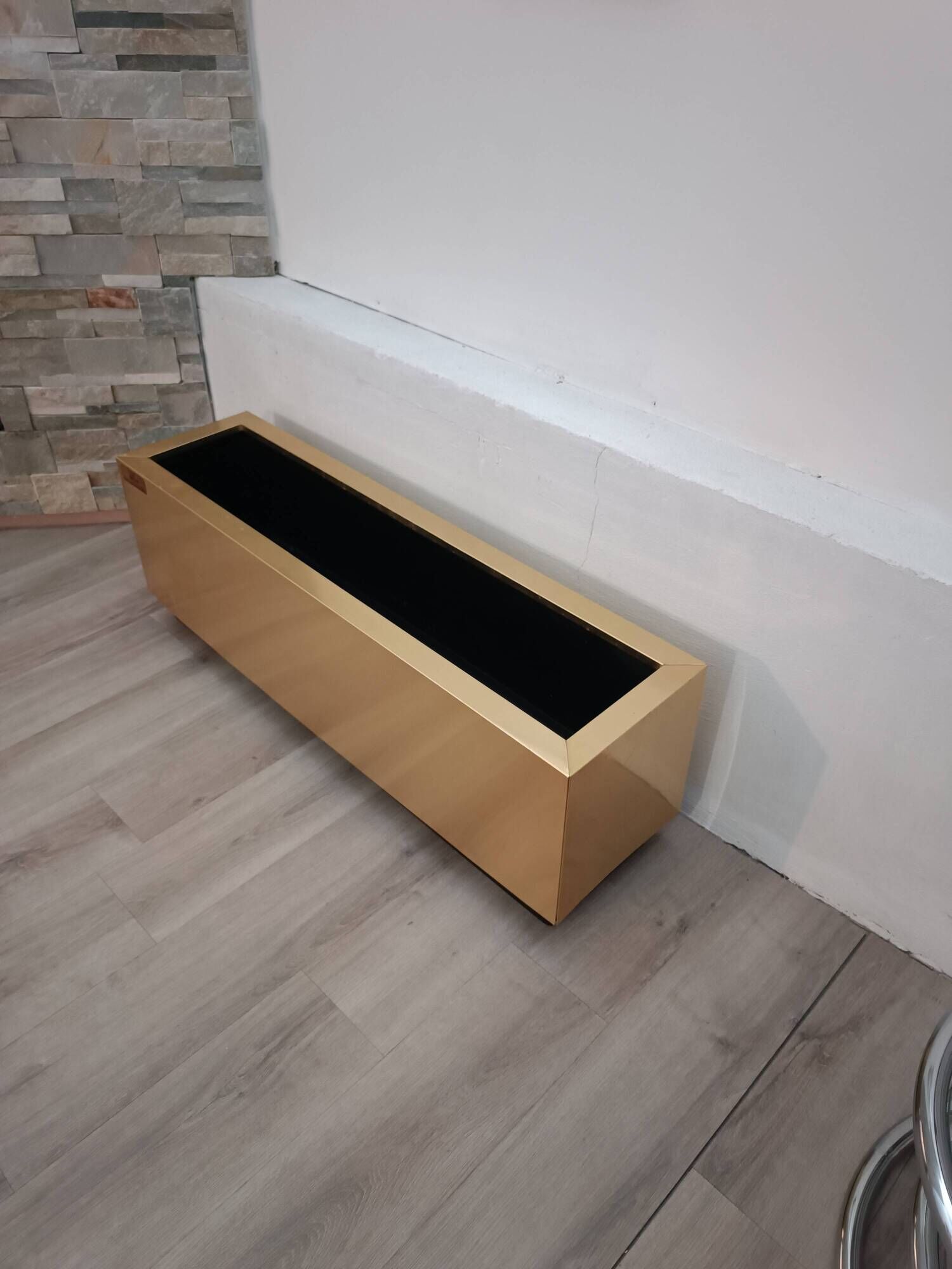 Brass planter by Hobby Flowers Barcelona, 1990