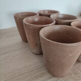 Set of 6 stoneware cups