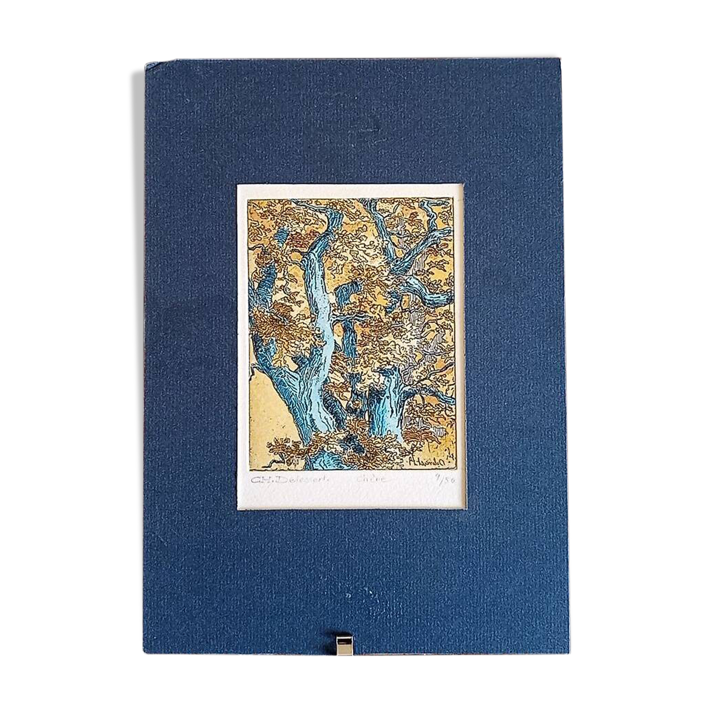 Etching - Christine Delessert - 11.8 x 9 cm - Lyonnaise school - justified 9/50