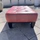 Banquette cuir rouge