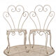 Garden salon 60 year wrought iron 2 chairs 2 chairs 1 table spirit Mategeot