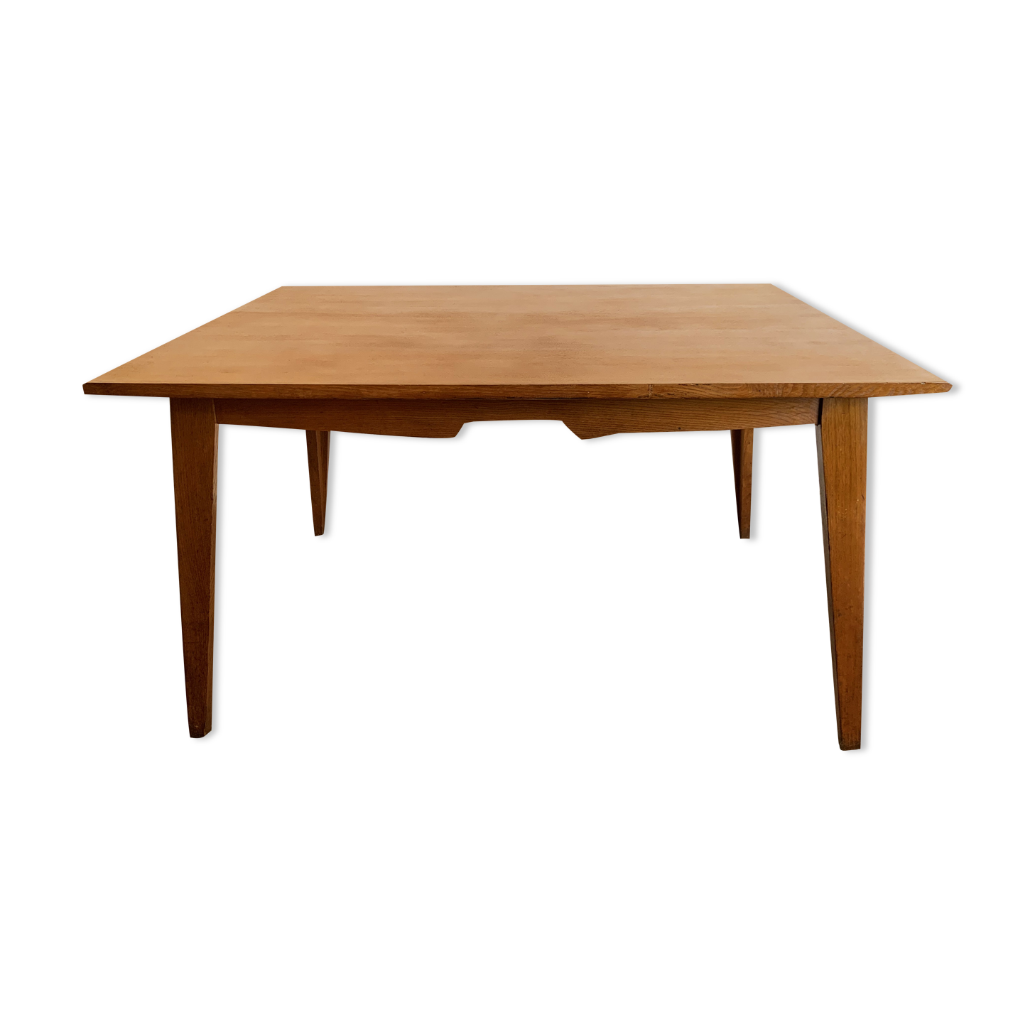 Table de repas vintage années 60 en chêne clair