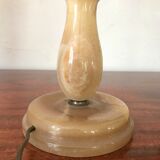 Pied de lampe en onyx vintage