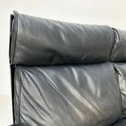 ‘70s/‘80s Vintage 620 Leather 2-Seater Sofa by Dieter Rams for Vitsoe