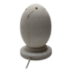 Vintage 1990 Alabaster Egg-Shaped Lamp - Soft Ambient Glow