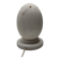 Vintage 1990 Alabaster Egg-Shaped Lamp - Soft Ambient Glow