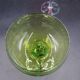 Set of 8 Roemer wine glasses in colored crystal Val Saint Lambert Mod "Saumur"