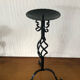 Vintage wrought iron candle holder