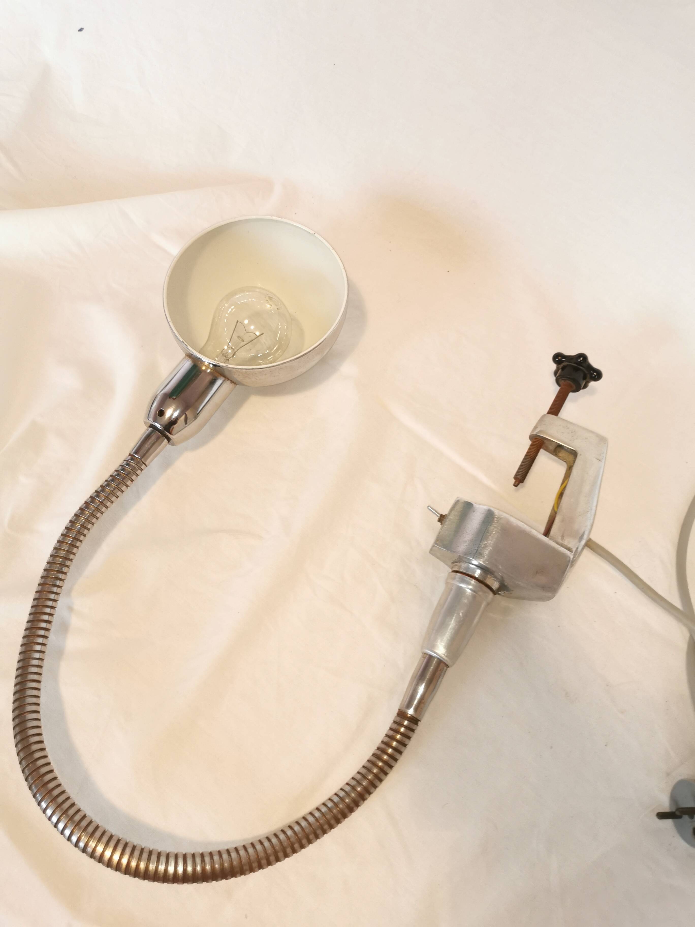 Jumo 215 flexible vice lamp, France, 1960.