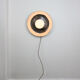 Vintage chrome eye wall lamp, 70s