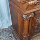 19th-century walnut buffet with two bodies.