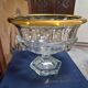 Cut Crystal Cup on a Gilded Base