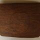 12 Wooden plates and their serving dish