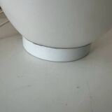 Vintage egg table lamp white glass Domec style egg