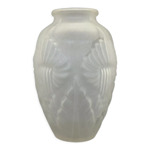 Vase art Déco en verre
