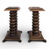 Pair of screw columns for press