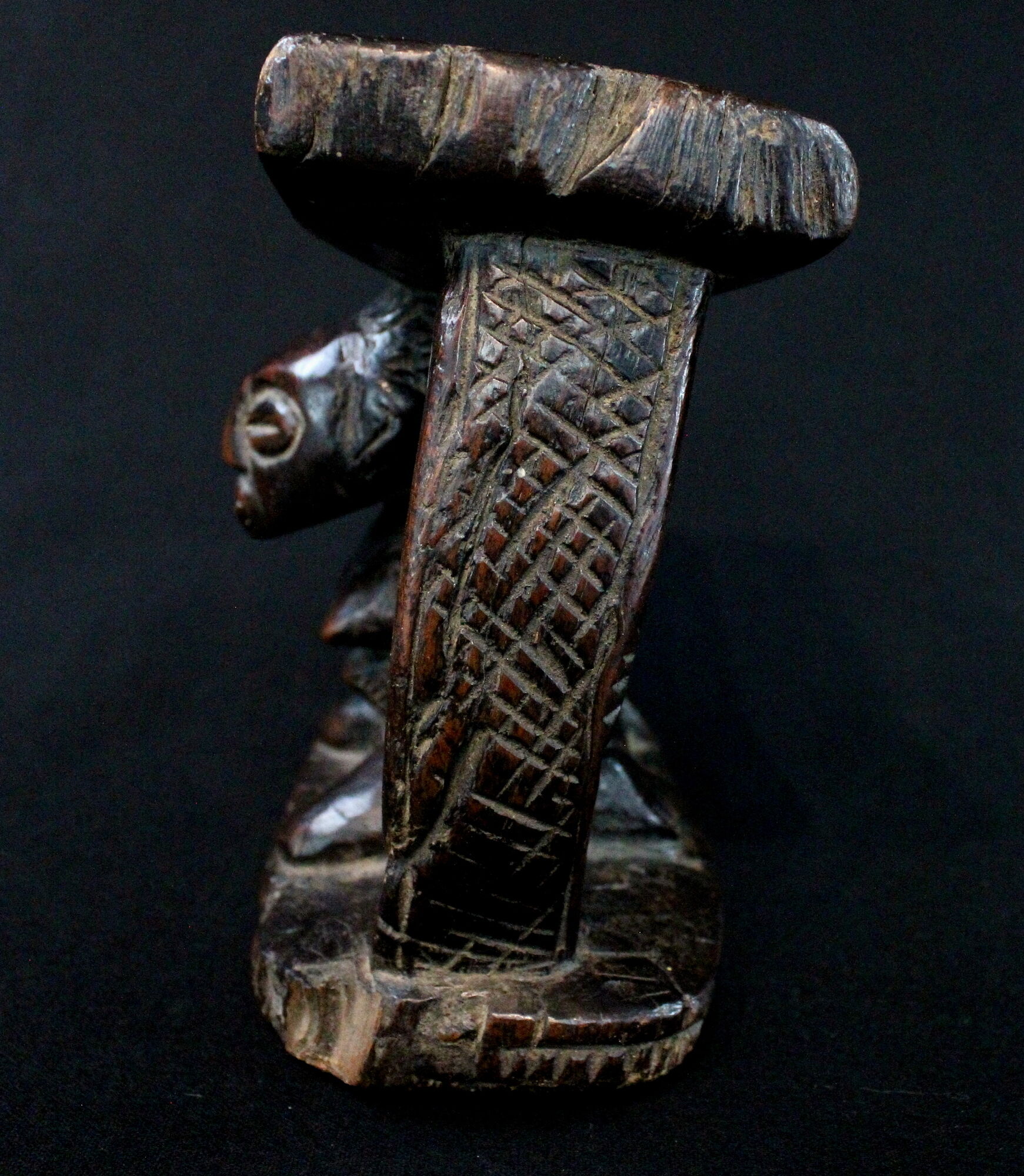 Former neck support ethnic Luba Democratic Republic of Congo
