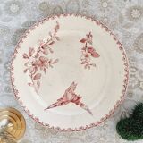 6 iron earth dessert plates lot 4