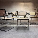 Set de 6 chaises Cesca B64 par Marcel Breuer