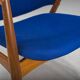 Armchair in Blue and Teak by Alf Svensson for Dux, 1960s