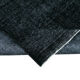 Handmade oriental overdyed 298 cm x 413 cm black wool carpet