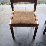 Chairs 70s mahogany