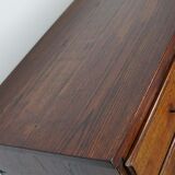 Antique apothecary furniture in oak France early twentieth century