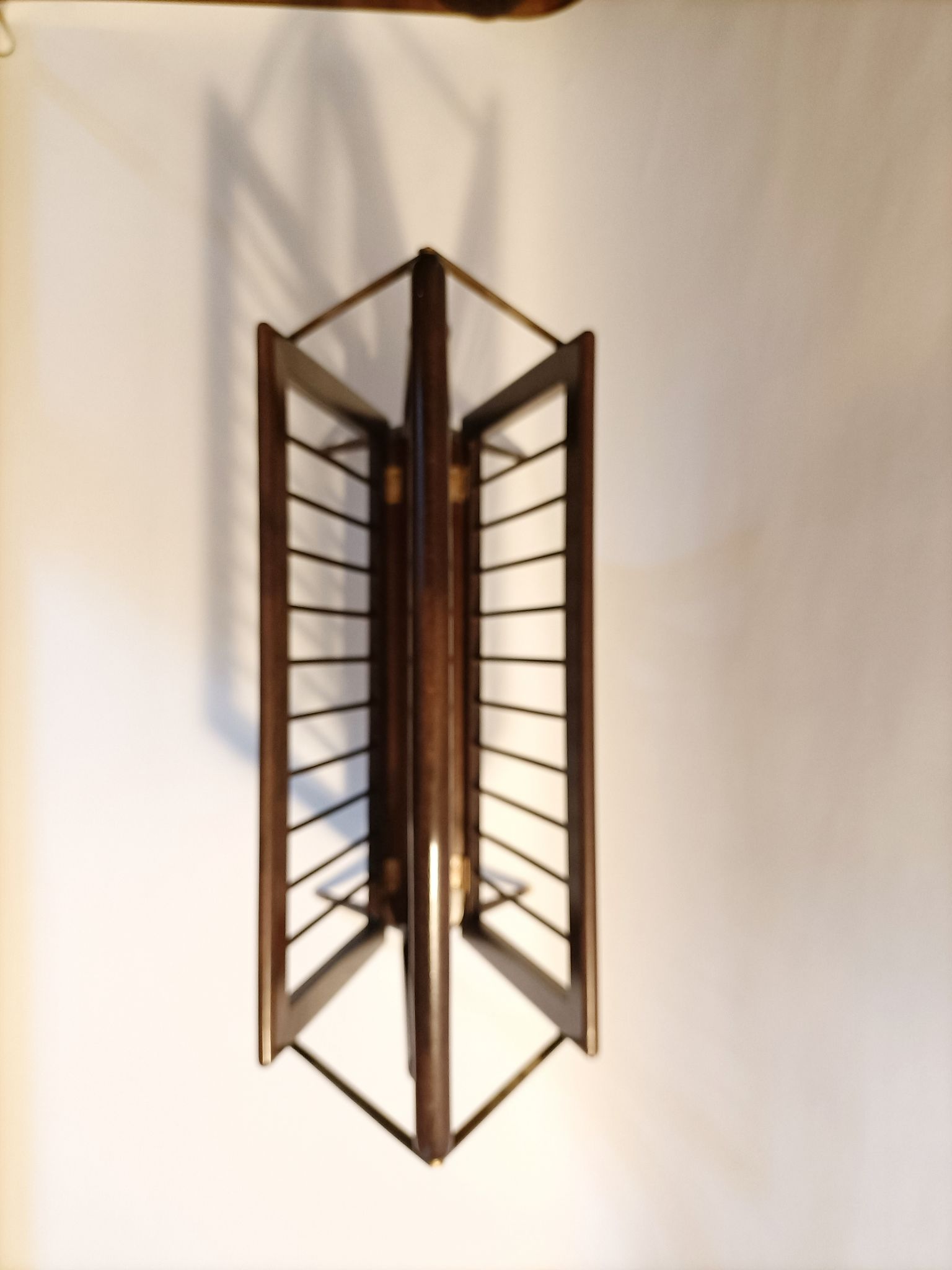Vintage magazine holder, italy 1960