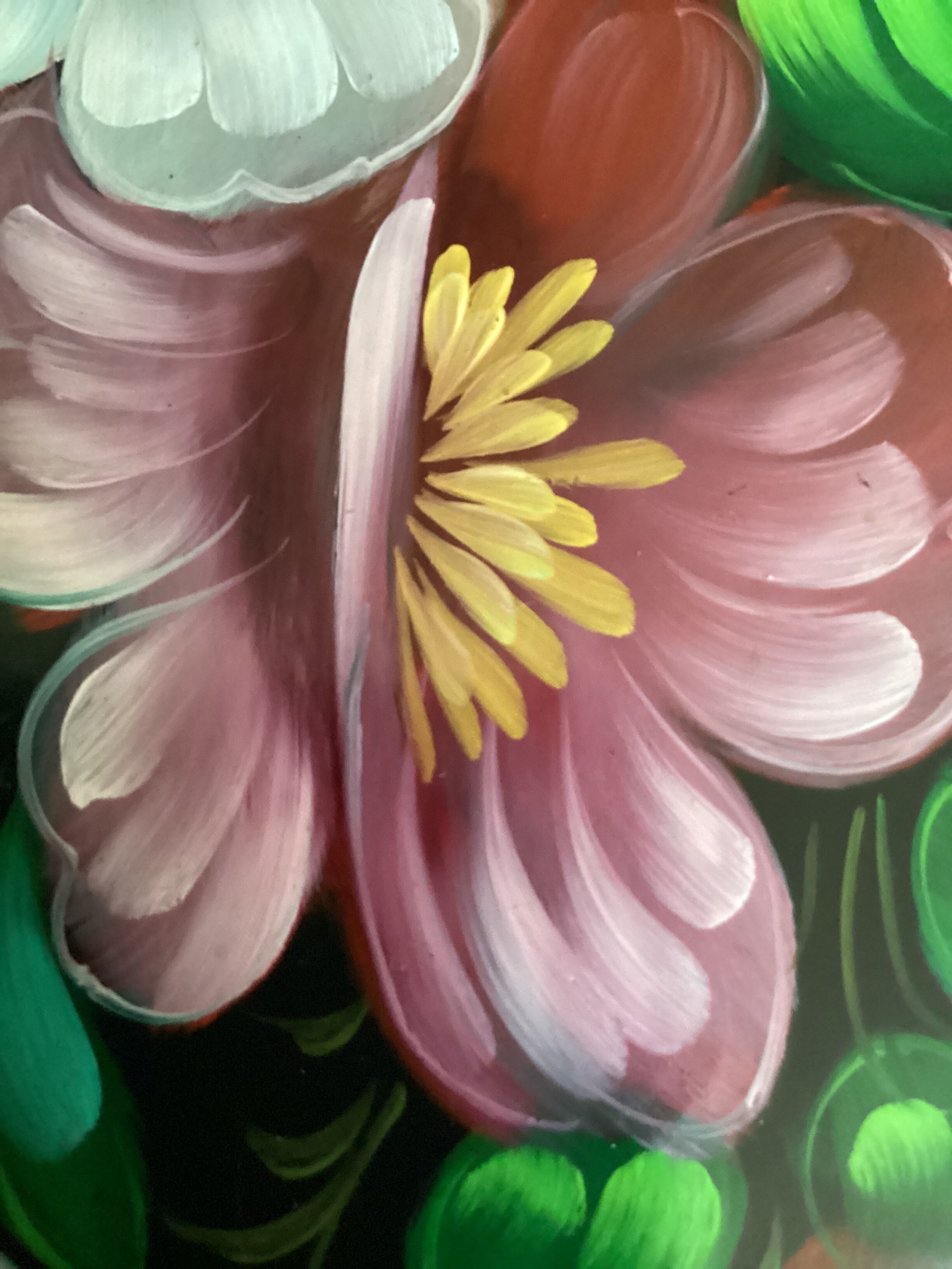Hand painted sheet metal top dimension