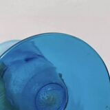 Biot style bubble-blown vase