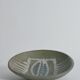 Midcentury-Modern Handmade Stoneware Bowl with Abstract Motif, 1960s