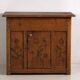 Meuble de cuisine ancien avec détails floraux (c.1920)
