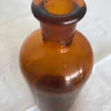 Amber glass bottle
