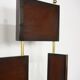 Wooden and brass screen