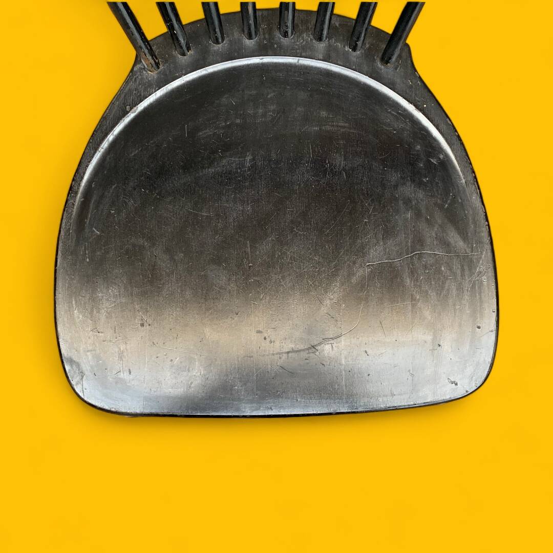 Chaise scandinave Sven Erik Fryklund pour HagaFors bois noirci 1950