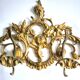 Bronze coat rack in Imperial style from the 1950s.