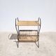 Fifth wheel rattan magazine holder 1960 fish