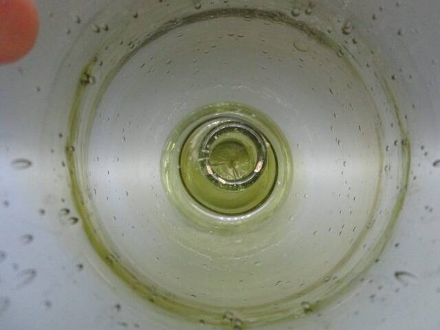 Vintage bubble glass candle holder