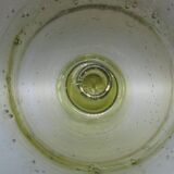 Vintage bubble glass candle holder