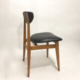 Series of 4 Scandinavian chairs