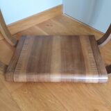 Art Deco curved wood console