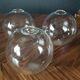 Series of 2 vintage blown glass soliflores