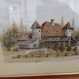 Lithographie aquarellie